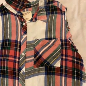 Cutoff flannel